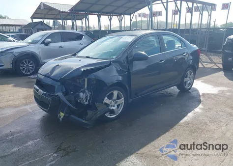 2016 Chevrolet Sonic Ltz Auto из США, поврежденный, VIN 1G1JE5SB9G4133949